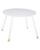 Table d'appoint Douceur blanche - 60x60x43 cm