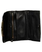 Portefeuille en Cuir d'Agneau Bubble Simone noir - 24x15x3 cm