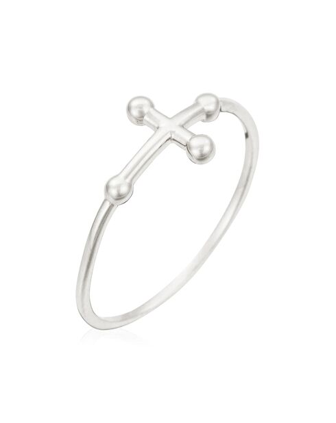 Bague Faith or blanc
