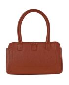 Sac porté épaule en Cuir Paris argile - 33x20x15 cm