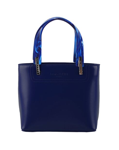 Sac à main en Cuir Portofino marine - 20x18x10 cm