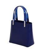 Sac à main en Cuir Portofino marine - 20x18x10 cm