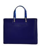Sac à main en Cuir Portofino marine - 35x25x11 cm