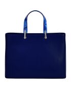 Sac à main en Cuir Portofino marine - 35x25x11 cm