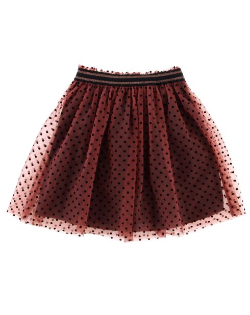 Jupe tulle marron