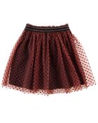 Jupe tulle marron