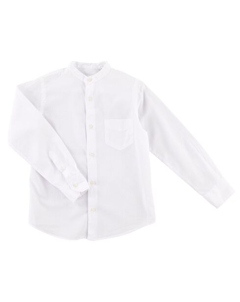 Chemise en Coton Premium Pat blanche