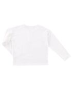 T-Shirt en Coton Taysir laçage au col blanc