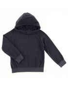 Sweat hoody en Coton éponge Bouclette anthracite