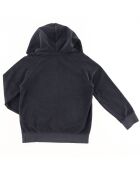 Sweat hoody en Coton éponge Bouclette anthracite