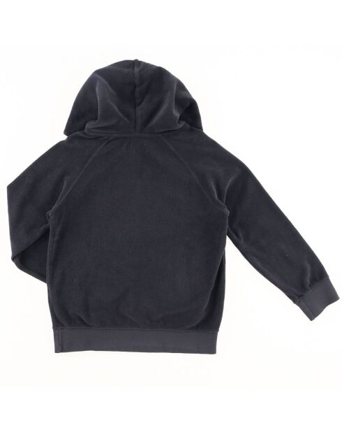 Sweat hoody en Coton éponge Bouclette anthracite