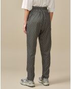 Pantalon Vael à pois noir