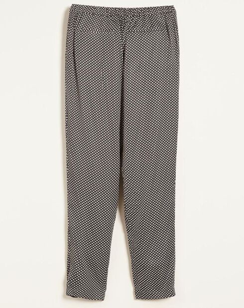 Pantalon Vael à pois noir