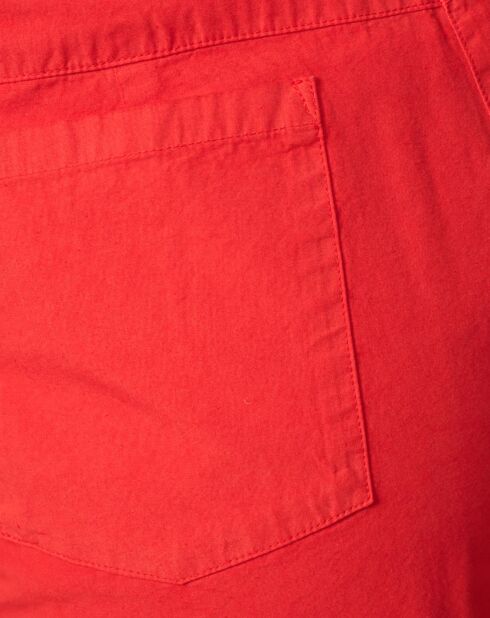 Pantalon large Painted rouge