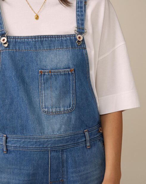 Salopette en jean Pachita bleue