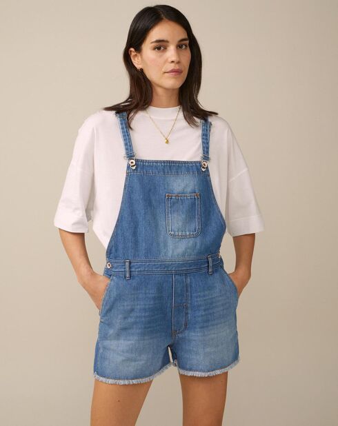 Salopette en jean Pachita bleue