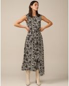 Robe Siggy imprimée noire