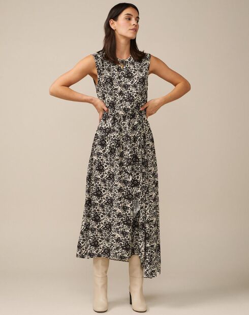 Robe Siggy imprimée noire