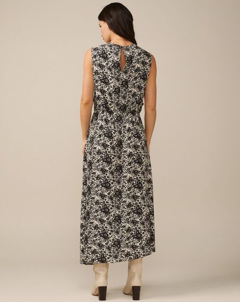 Robe Siggy imprimée noire
