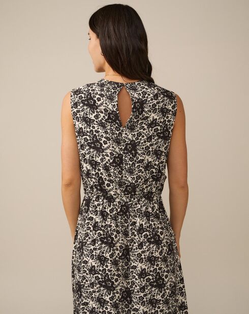 Robe Siggy imprimée noire