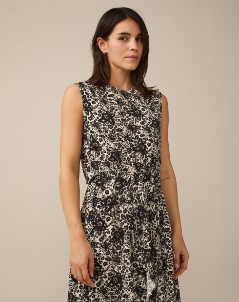 Robe Siggy imprimée noire