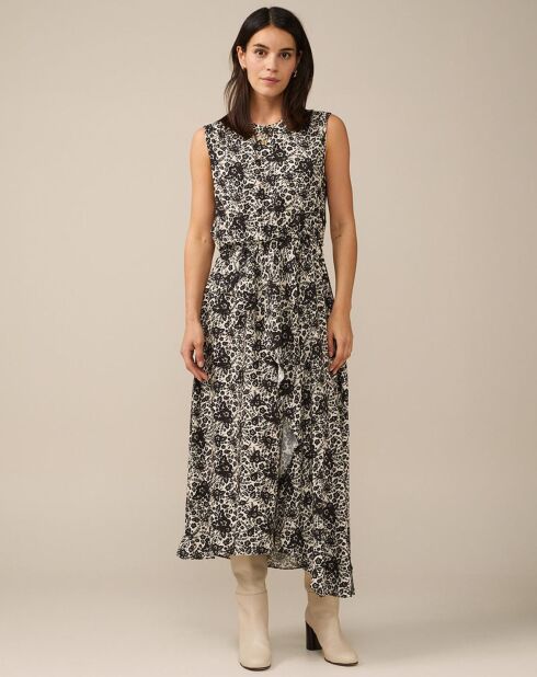 Robe Siggy imprimée noire