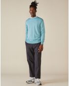 Pull 100% Laine Dillex bleu