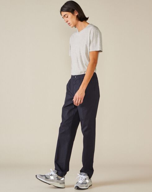 Pantalon chino Jory marine