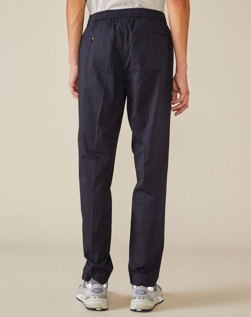 Pantalon chino Jory marine