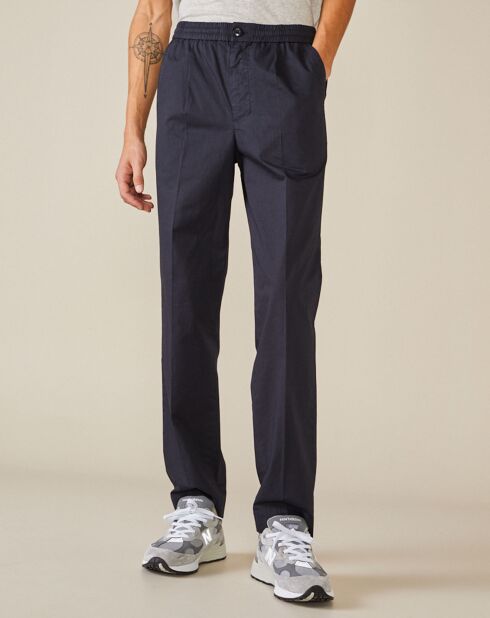 Pantalon chino Jory marine