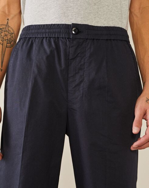 Pantalon chino Jory marine