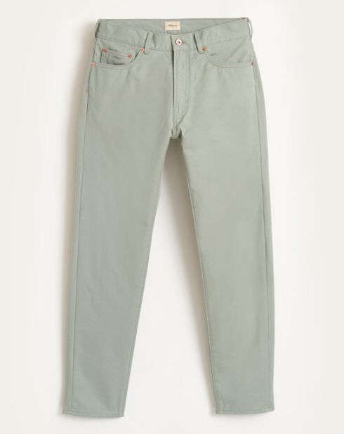 Jean Slim Pegg vert d'eau