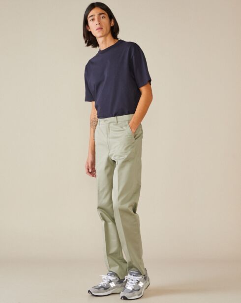 Pantalon chino Sammy vert d'eau