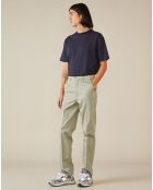 Pantalon chino Sammy vert d'eau