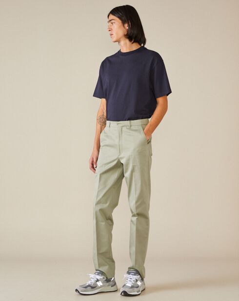 Pantalon chino Sammy vert d'eau