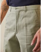 Pantalon chino Sammy vert d'eau
