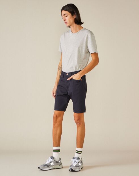 Short en jean Pedro marine