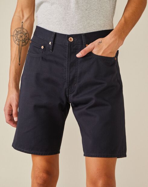 Short en jean Pedro marine