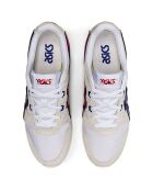 Baskets en Velours de Cuir Lyte Classic beige/blanc/rouge/bleu