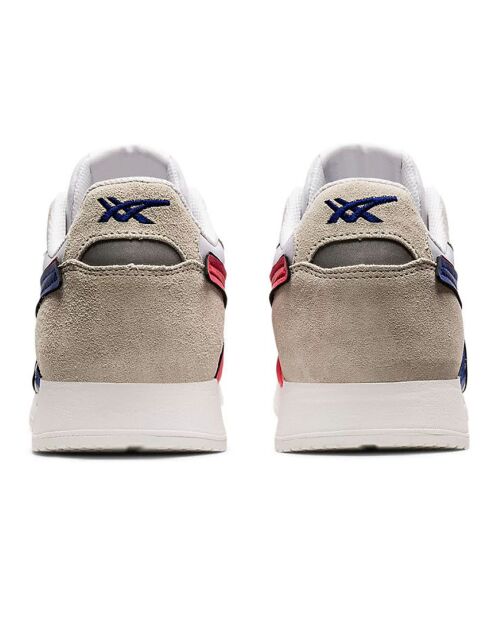 Baskets en Velours de Cuir Lyte Classic beige/blanc/rouge/bleu