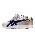 Baskets en Velours de Cuir Lyte Classic beige/blanc/rouge/bleu