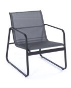 Salon de jardin 4 places gris