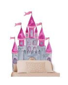 Sticker Chateau rose multicolore - 60x90 cm