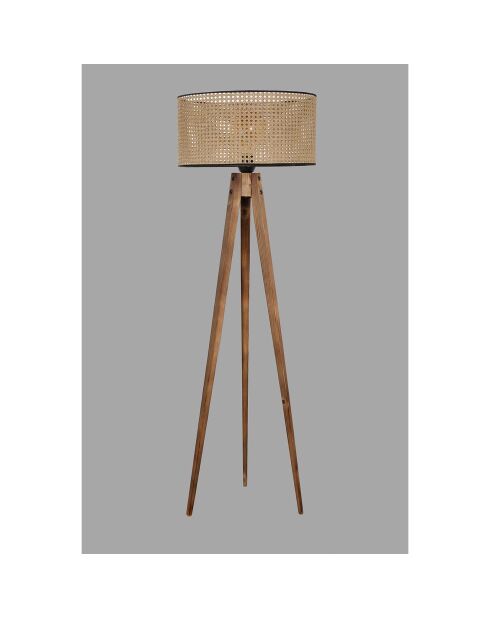 Braune Stehlampe mit Stativ - D.50x153 cm