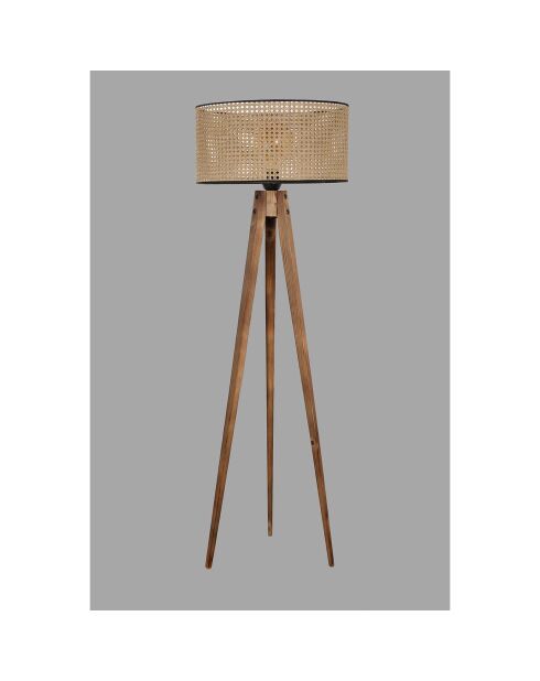 Lampadaire Tripod marron - D.50x153 cm