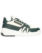 Sneakers en Cuir blanc/vert