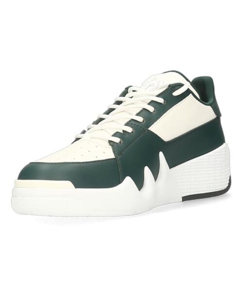 Sneakers en Cuir blanc/vert