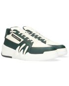 Sneakers en Cuir blanc/vert