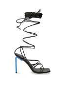 Sandales en Cuir Allen noires - Talon 11 cm