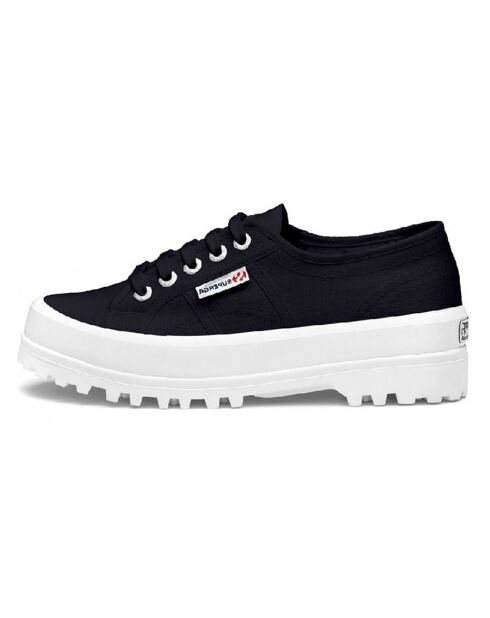 Sneakers en Toile Cotu bleu foncé